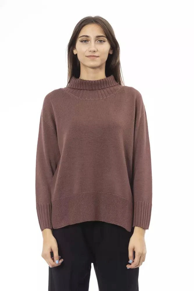 ALPHA STUDIO Alpha studio Brown TN Sweater 1