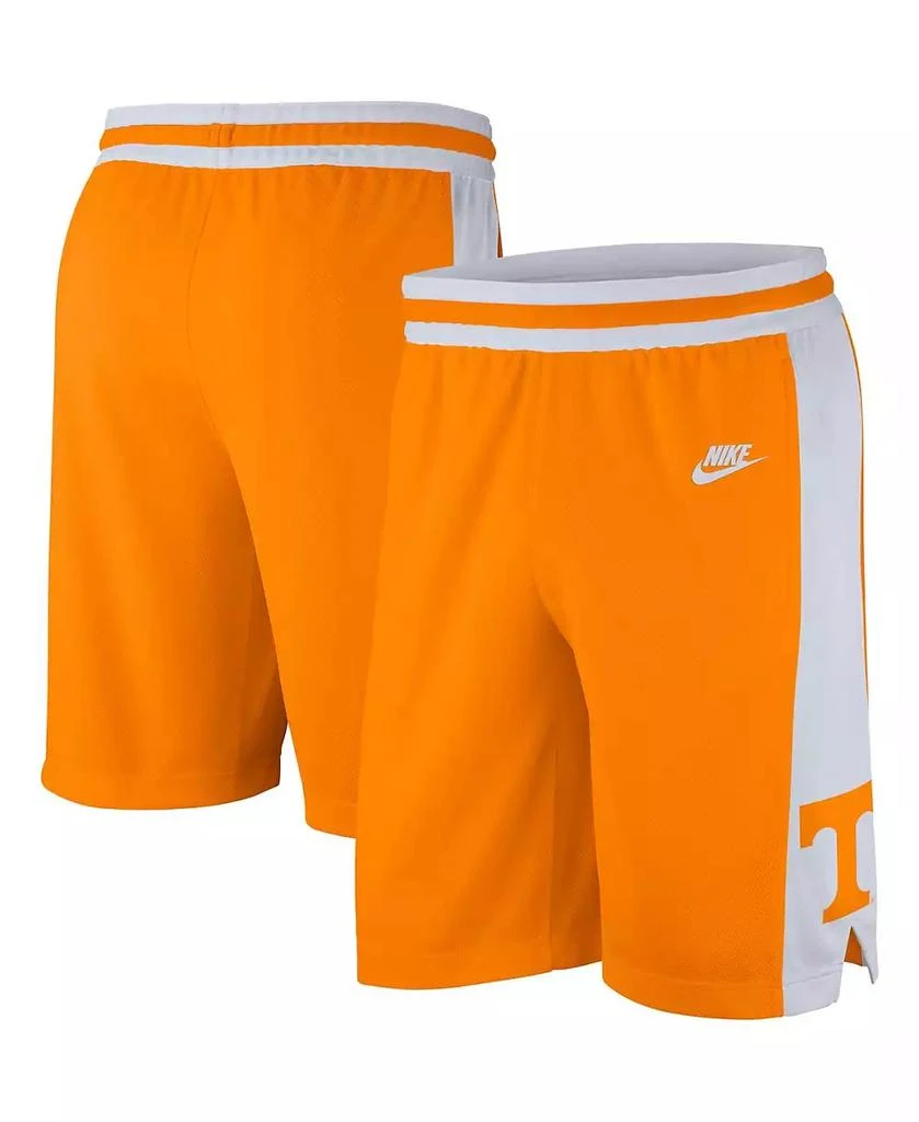 NIKE Men's Tennessee Orange Tennessee Volunteers Retro Replica Performance Basketball Shorts 1