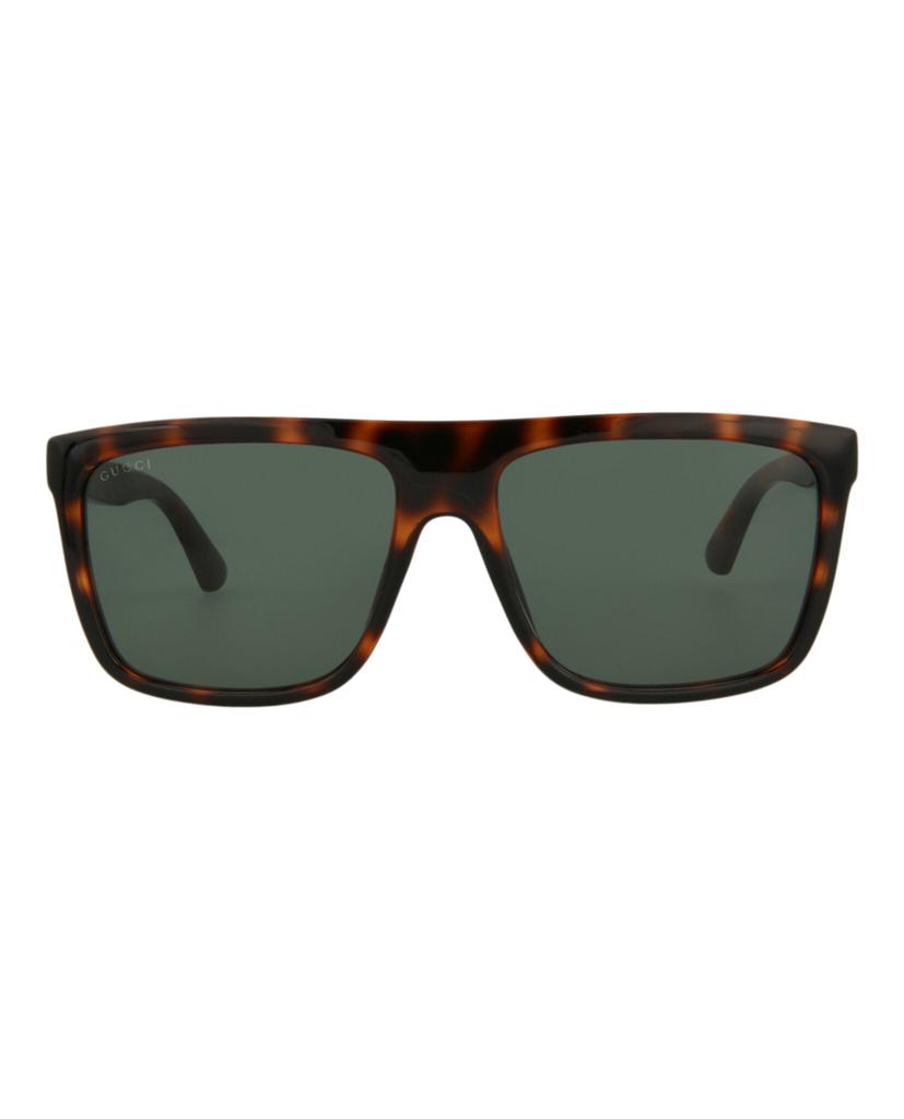 Gucci Square-Frame Injection Sunglasses