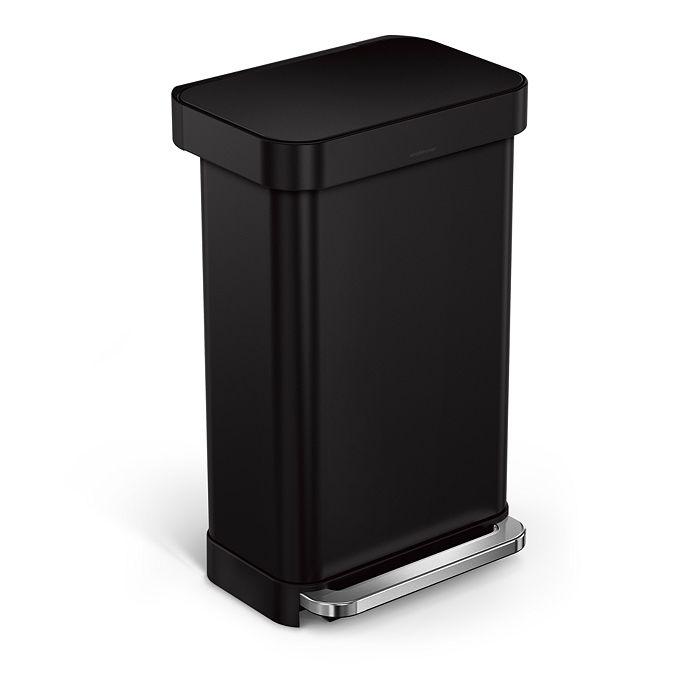 simplehuman 45L Rectangular Step Trash Can