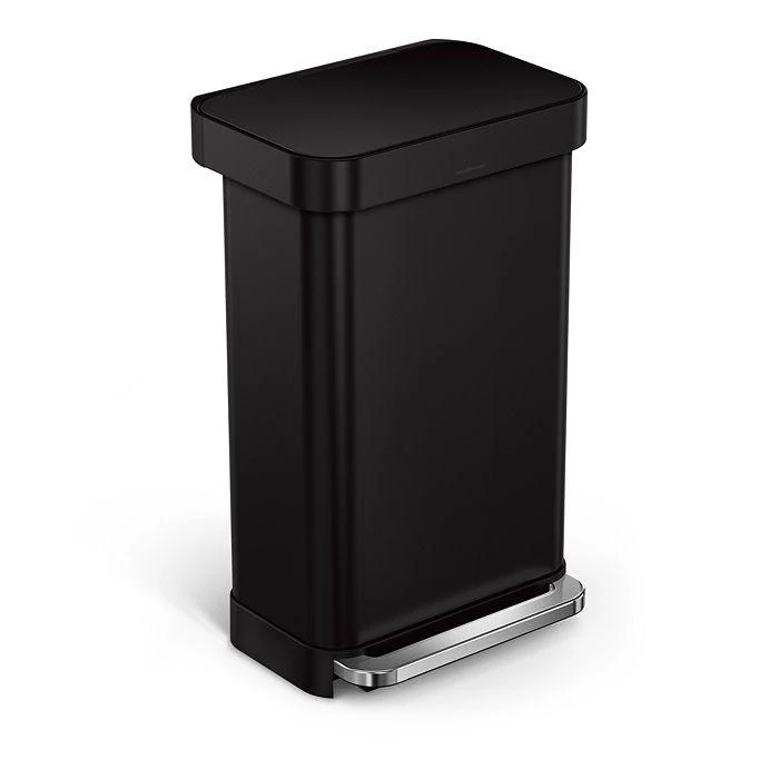 simplehuman 45L Rectangular Step Trash Can 1