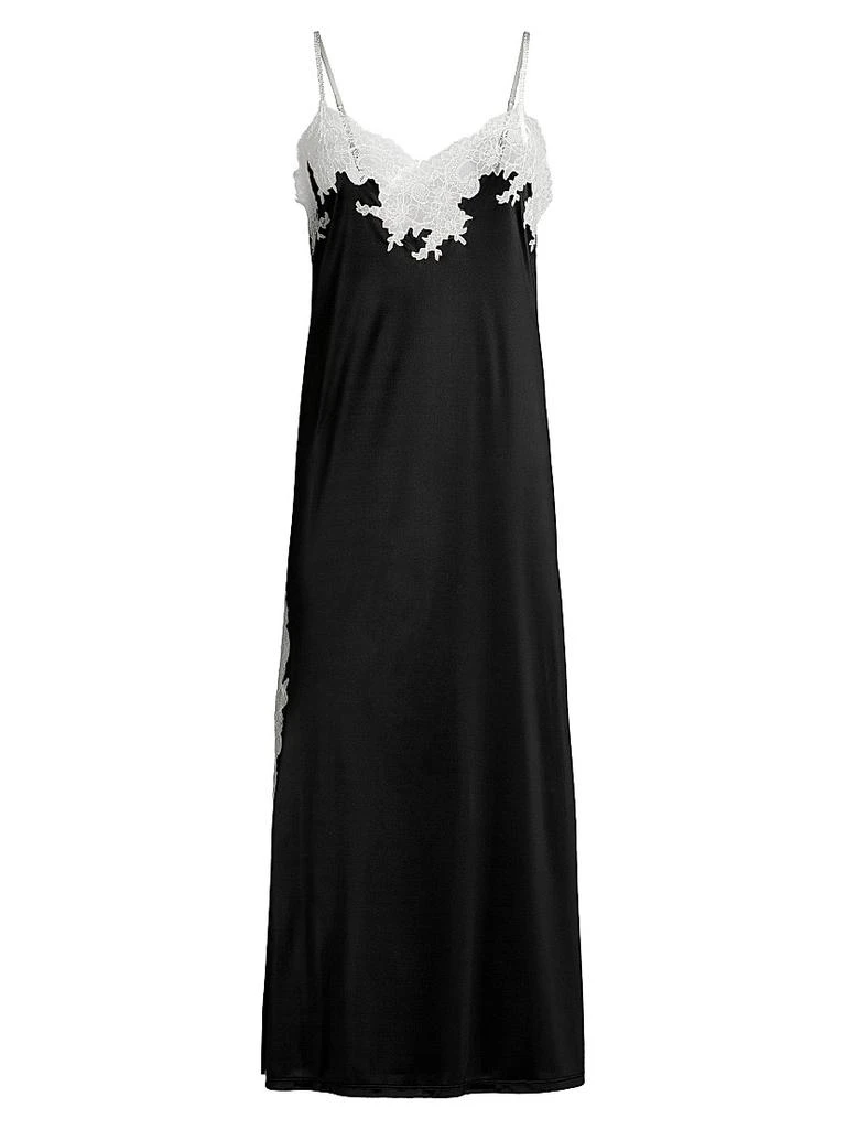 Natori Contrast Lace-Trim Nightdress 1