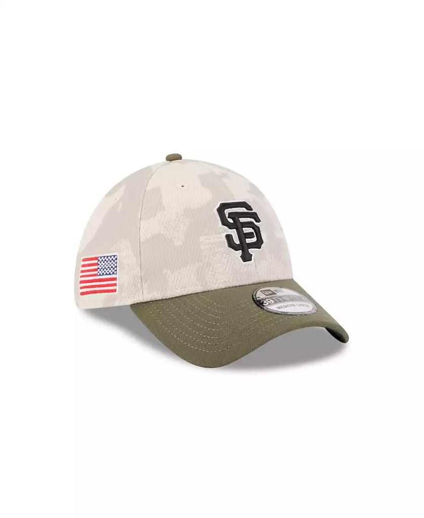 New Era Men's Light Beige/Olive San Francisco Giants 2025 Armed Forces Day 39THIRTY Flex Hat