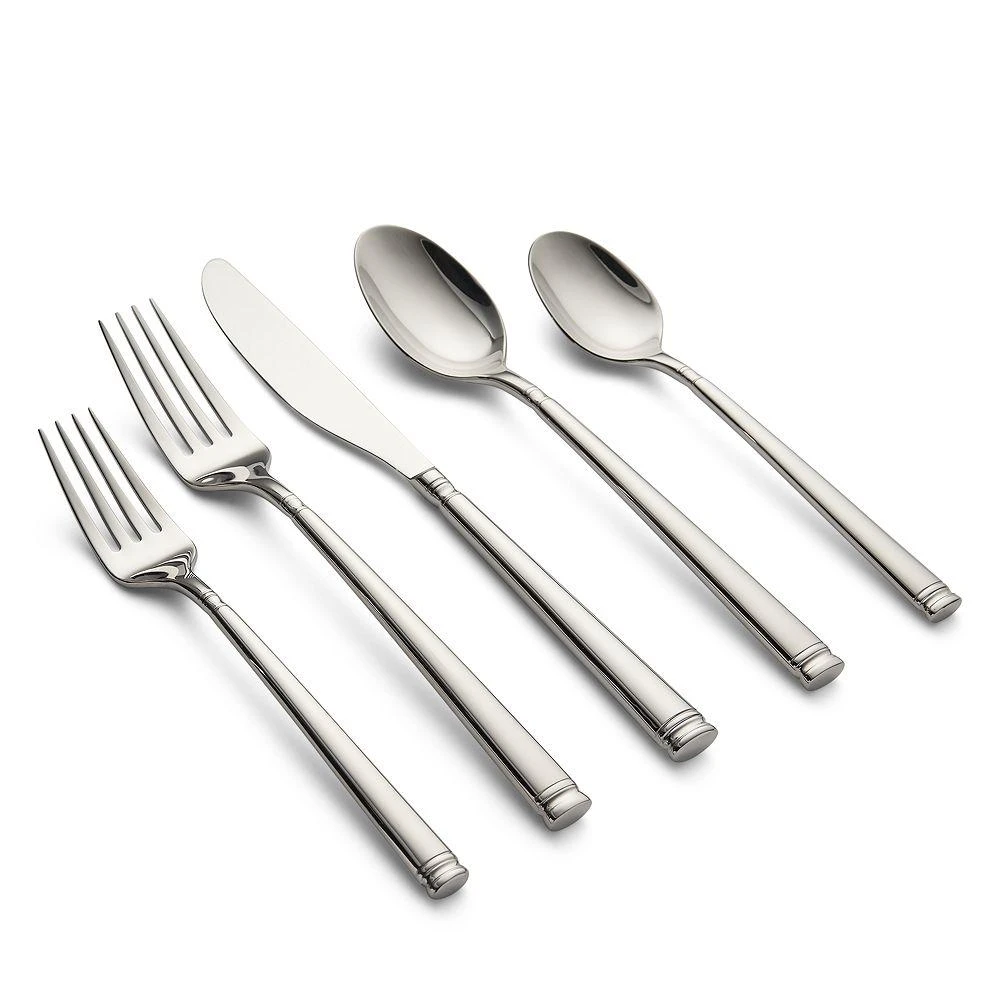 Cambridge Silversmiths Emmy Mirror 20 Piece Flatware Set, Service for 4 1