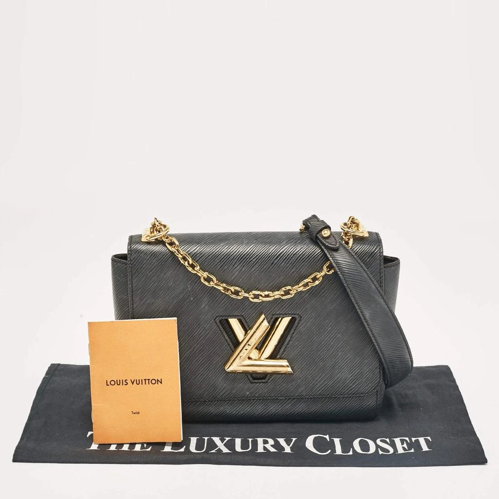 Louis Vuitton Louis Vuitton Black Epi Leather Twist MM Bag 18