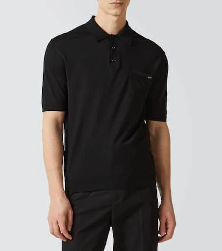 Gucci Logo wool polo shirt 3