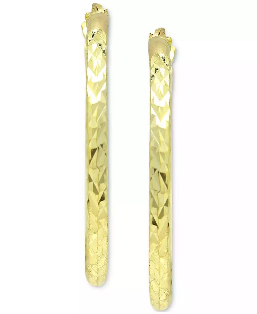 Giani Bernini Small Hoop Earrings in 18k Gold-Plated Sterling Silver, 1", Created for Macy's 3