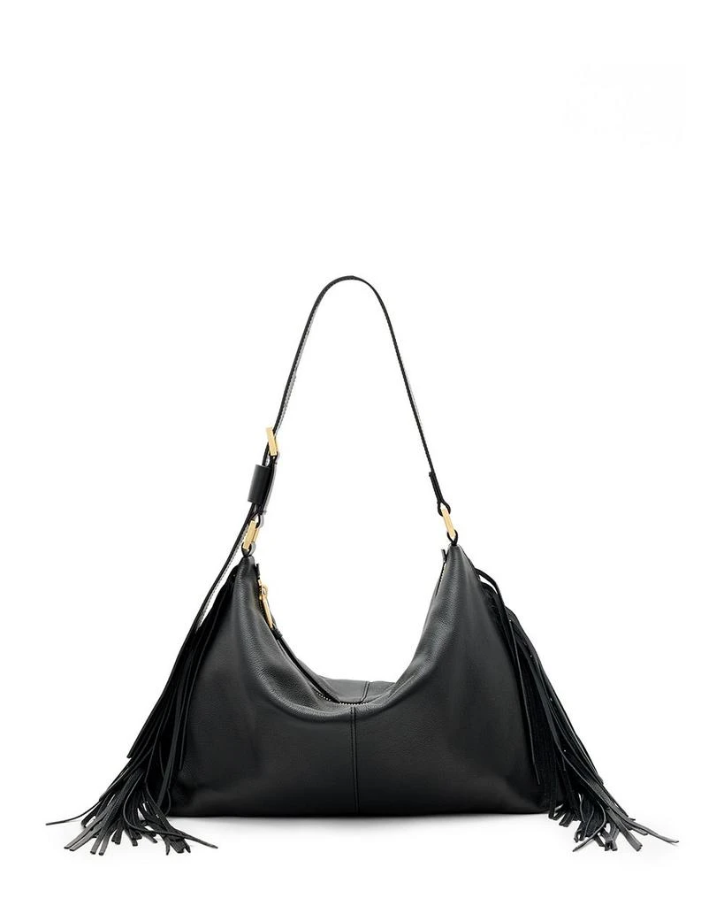 ALL SAINTS Edbury Fringe Leather Bag 1