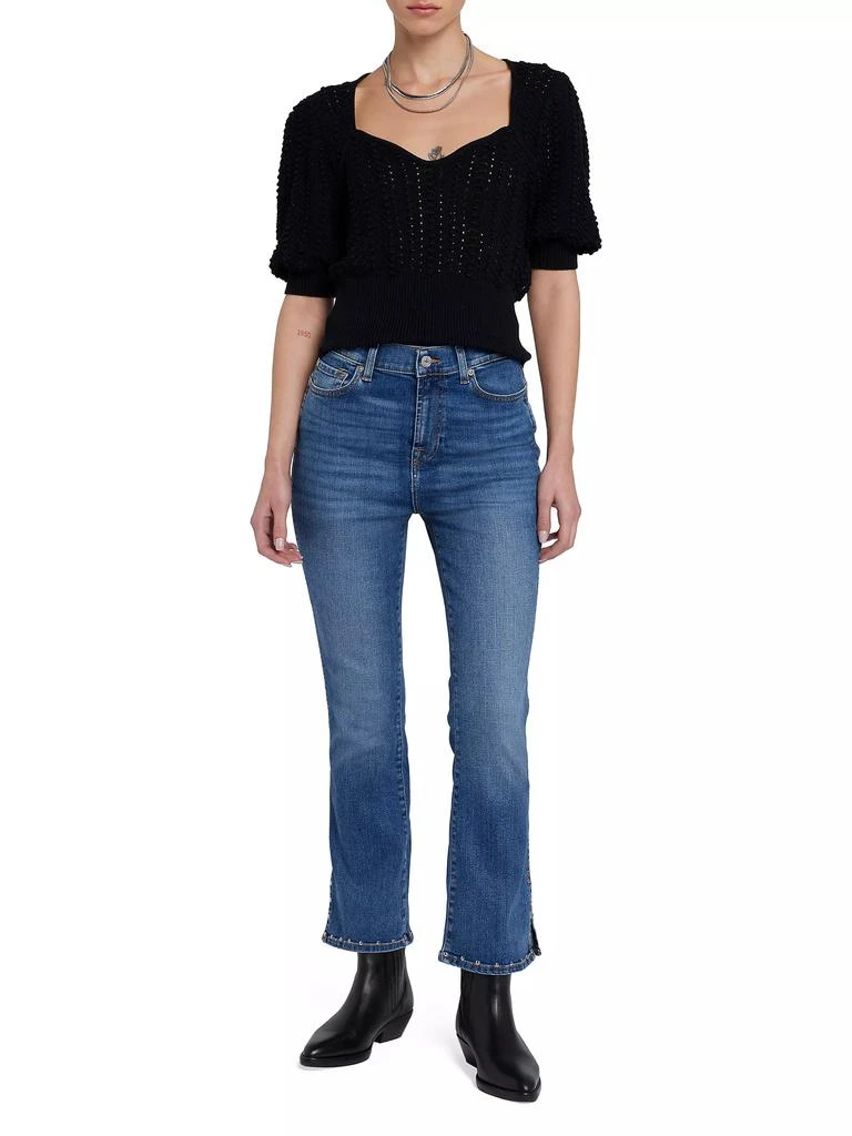 7 For All Mankind High-Rise Stretch Kick-Flare Jeans 2