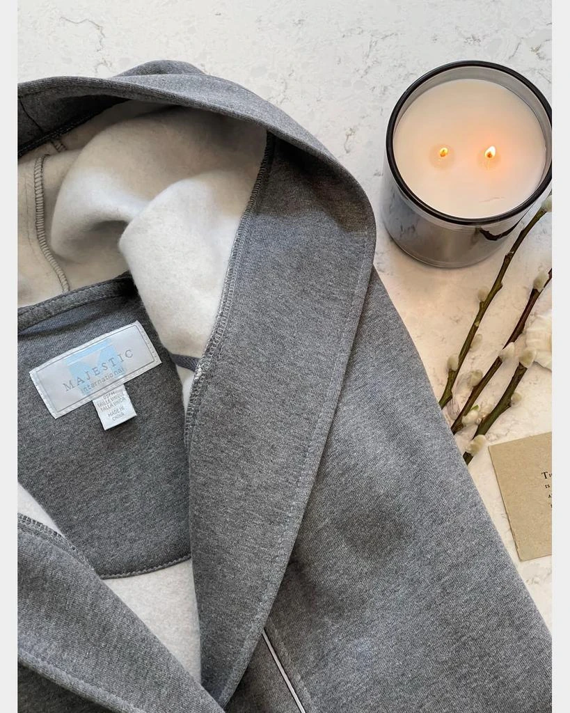 Majestic International Men's Montauk Hooded Fleece Robe 2