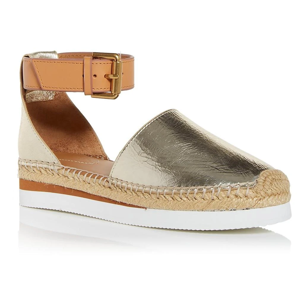 See by Chloé Womens Ankle Strap Flat Espadrilles 1