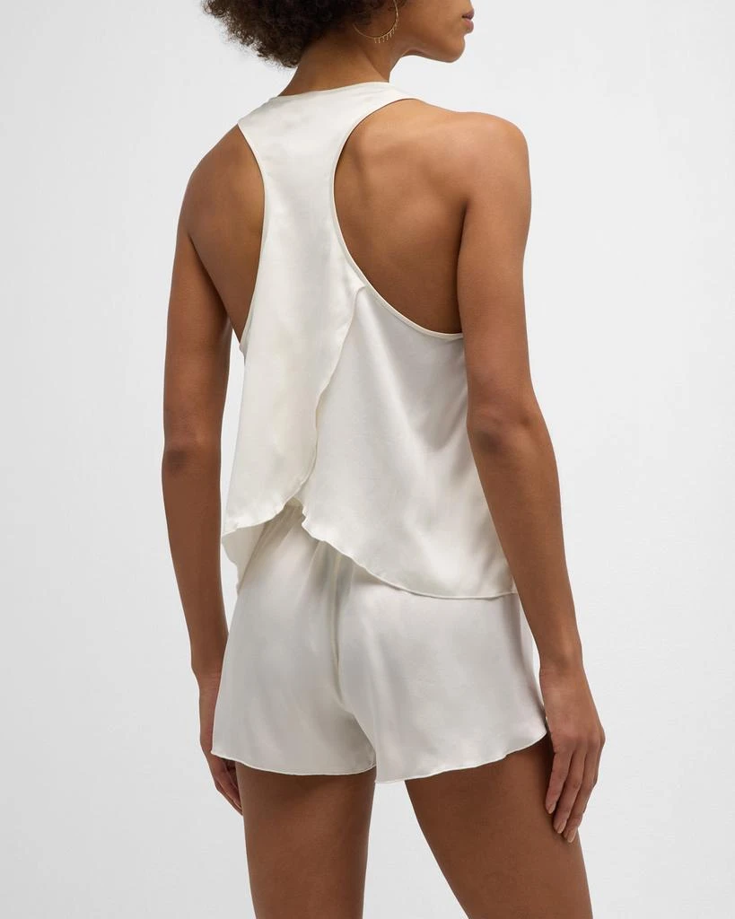 Lunya Tulip-Back Washable Silk Tank & Shorts Set 6