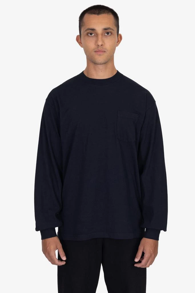 Los Angeles Apparel 1810GD - Long Sleeve Garment Dye Pocket T-Shirt 4