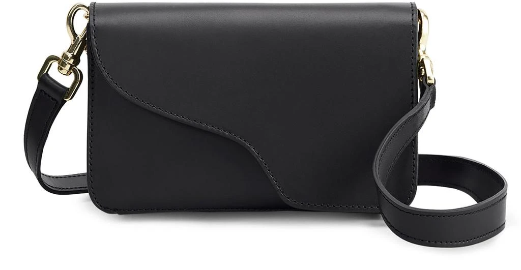 ATP ATELIER Corsina Black Leather Shoulder bag 1