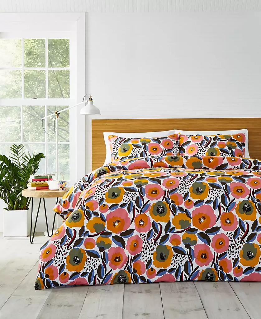 marimekko Rosarium Cotton Reversible 3 Piece Duvet Cover Set