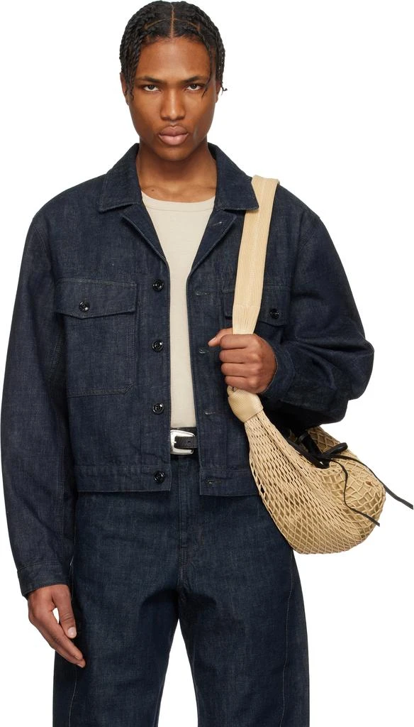 Lemaire Blue Trucker Denim Jacket 1