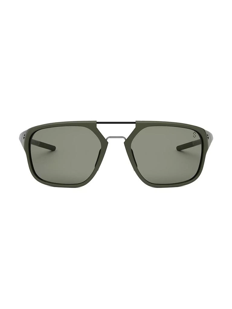 TAG Heuer Line 56MM Square Sunglasses 2