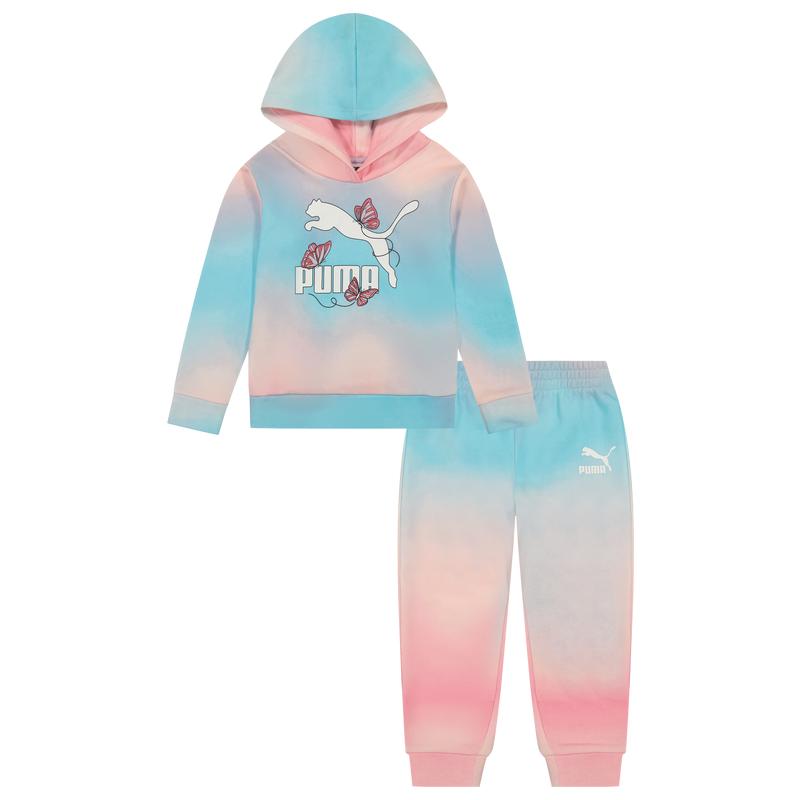 PUMA PUMA Gradient AOP Butterfly Hoodie Set - Girls' Toddler