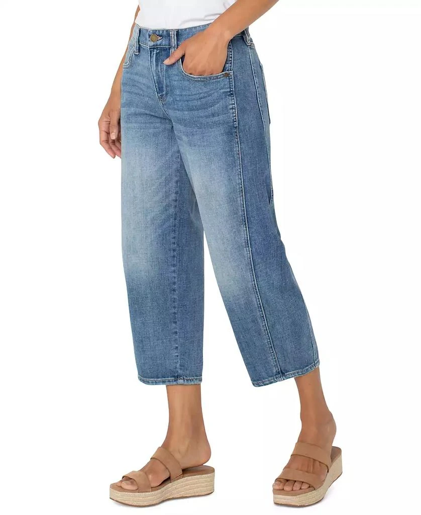 Liverpool Los Angeles Women's Mid rise Barrel Jeans 3