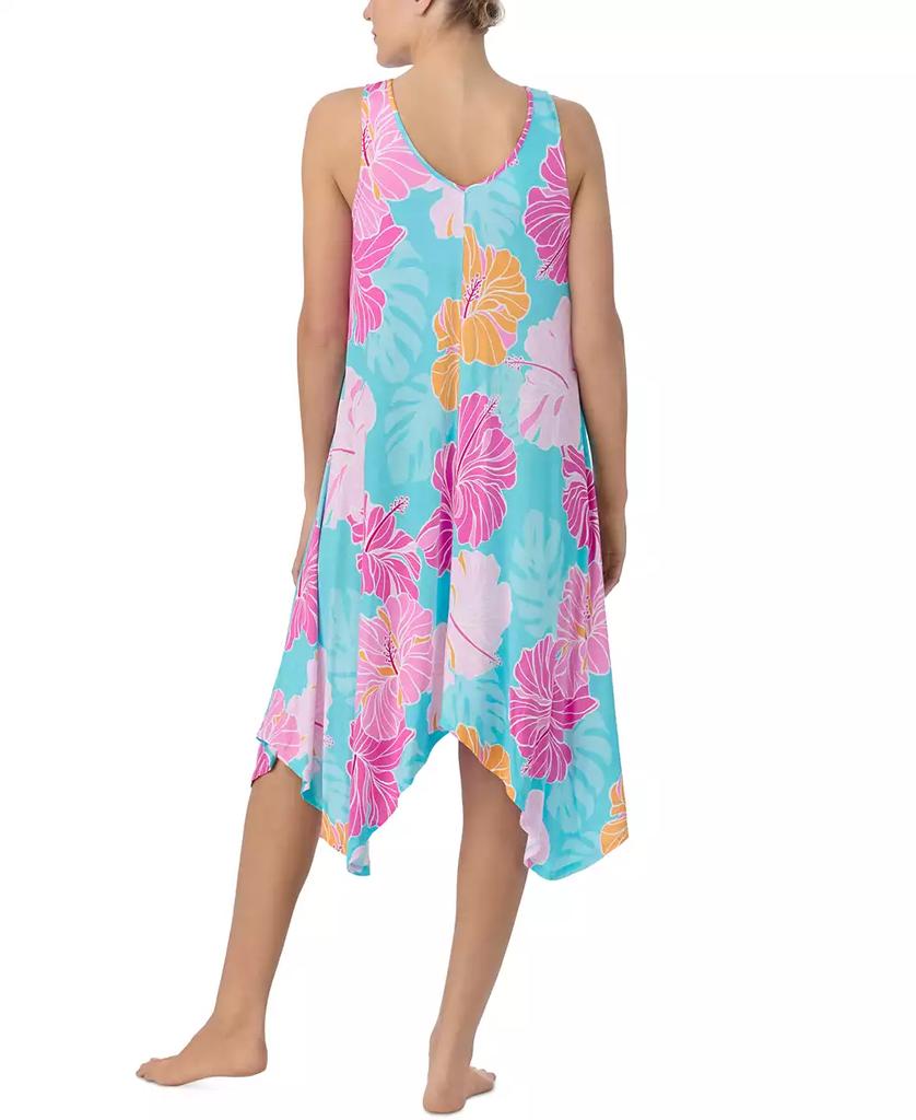 Ellen Tracy Ellen Tracey Women's Sleeveless Handkerchief-Hem Nightgown