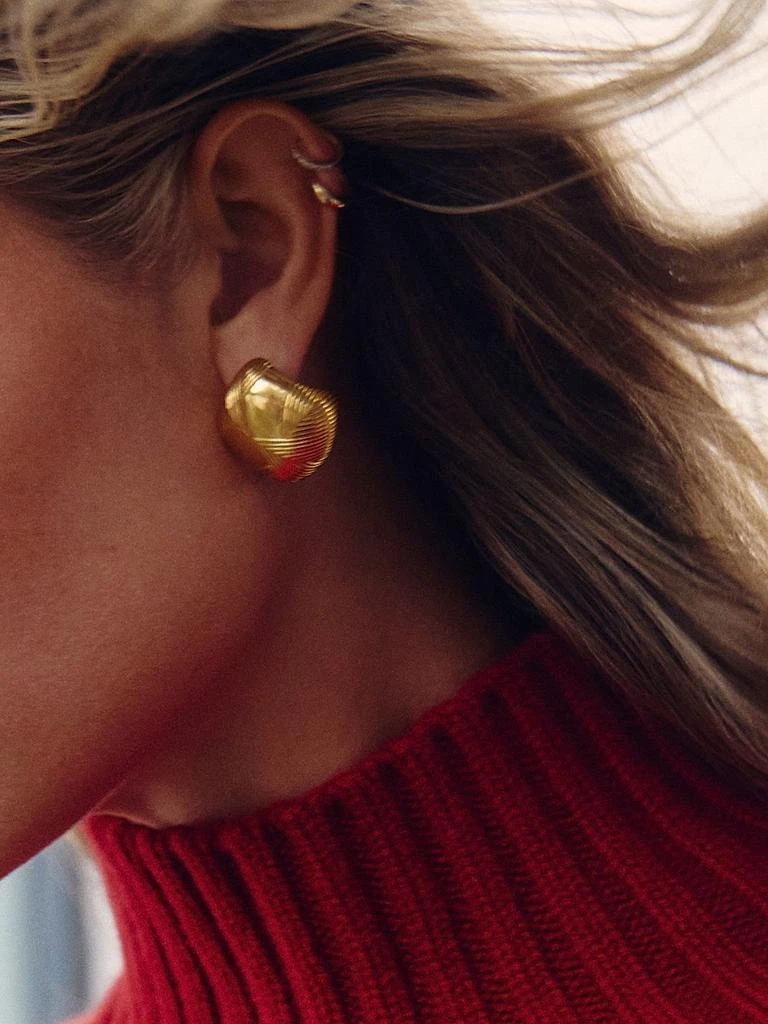 Missoma Hera 18K-Gold-Plated Stud Earrings 8