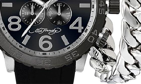 I TOUCH Ed Hardy 3-Piece Jewelry & Watch Set