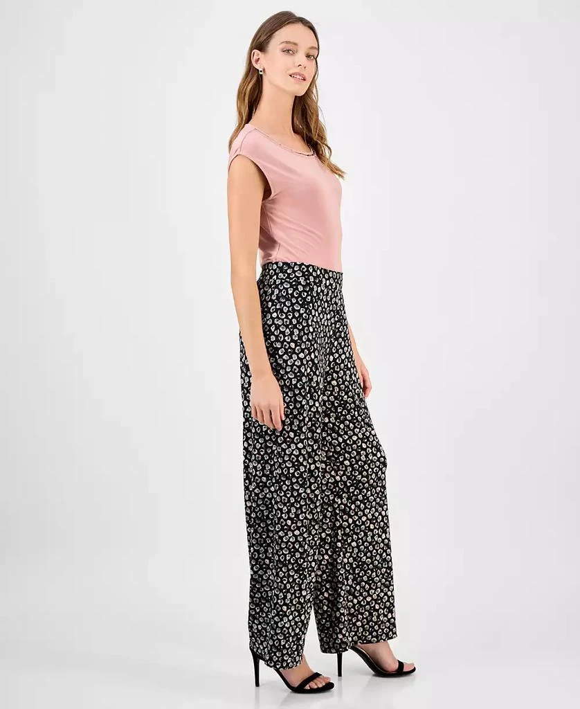 Kasper Women's Mid-Rise Wide-Leg Pull-On Pants 2