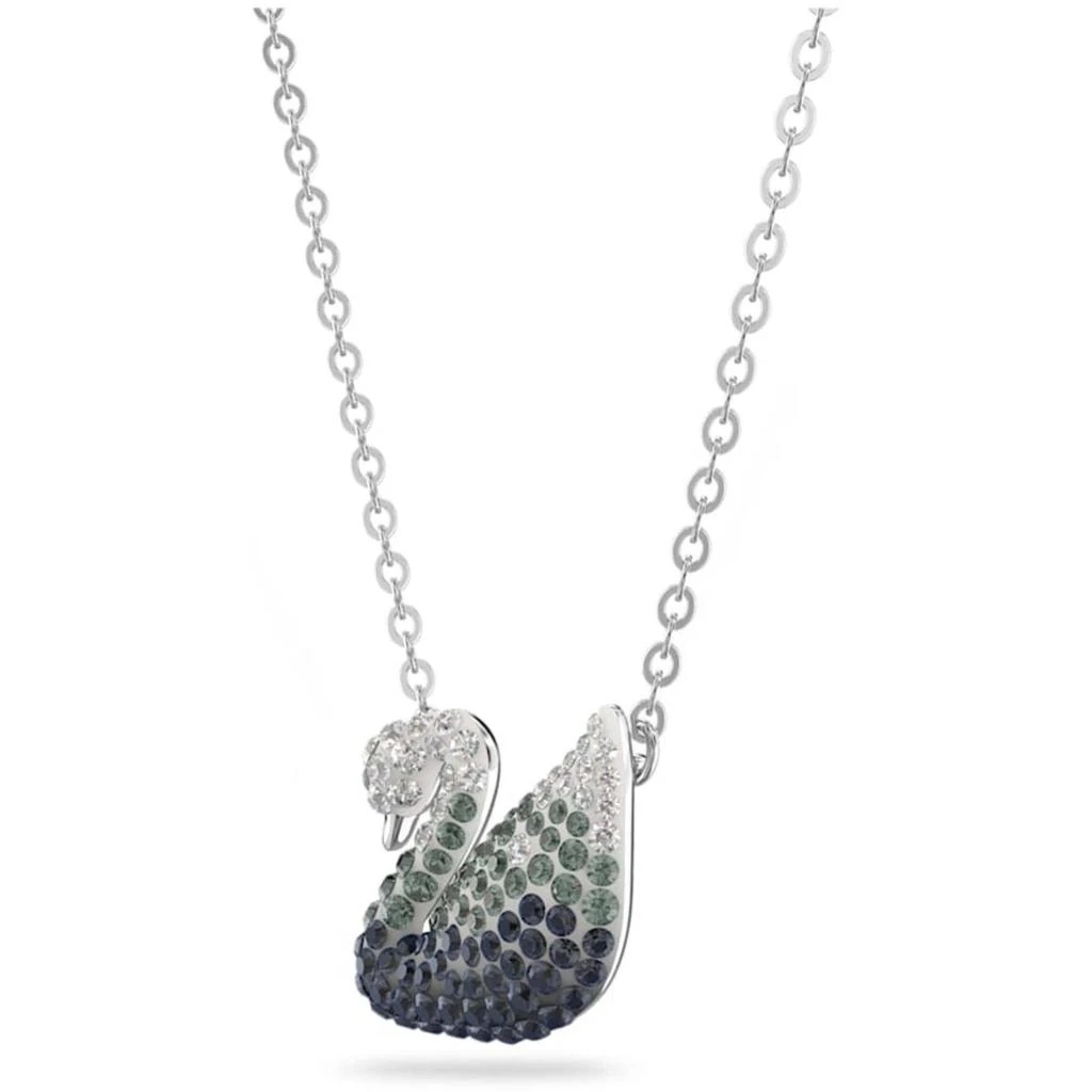 Swarovski Swarovski Women's Pendant - Iconic Swan Grey Rhodium Plated Lobster Clasp | 5614103 4