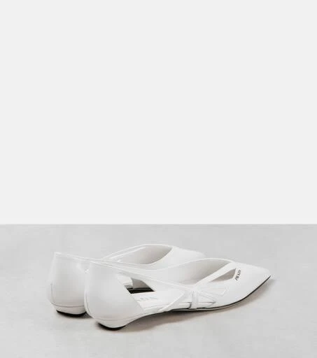 Prada Leather ballet flats 2