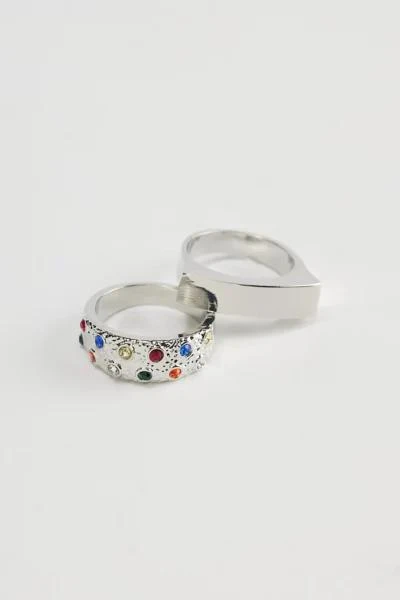 Urban Outfitters Dario Gem Ring Set 1