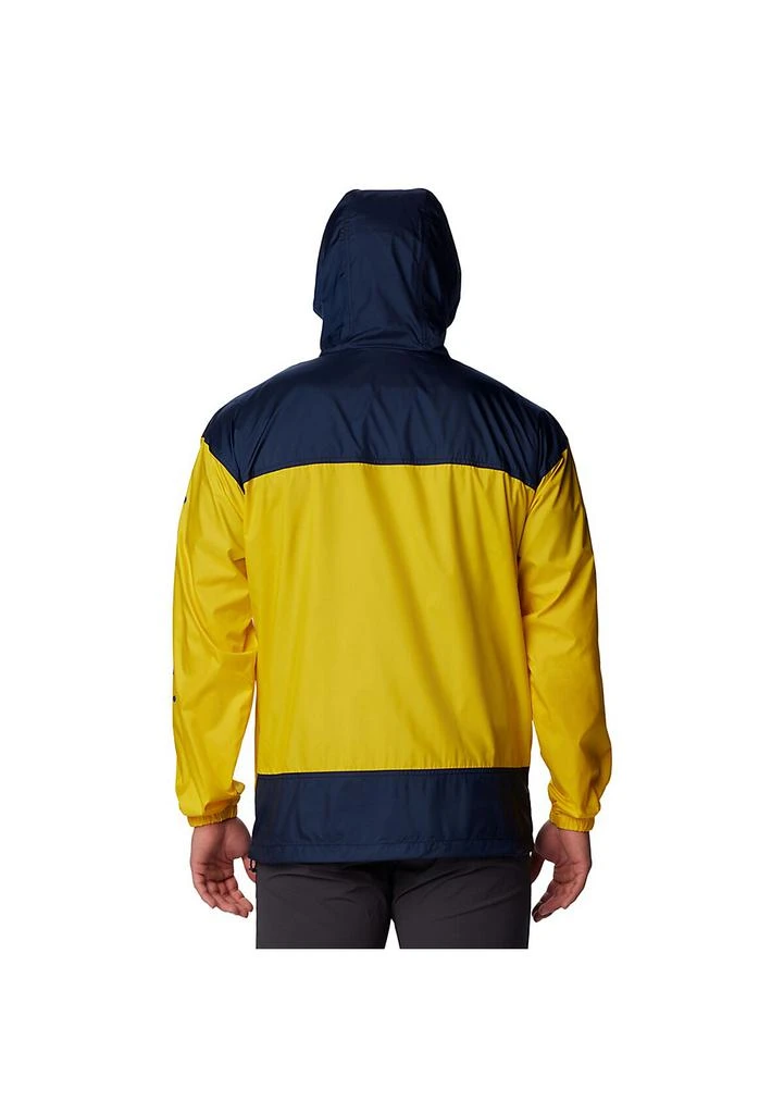 Columbia NCAA Michigan Wolverines Flash Challenger Omni-Shade Full-Zip Windbreaker Hoodie Jacket 2