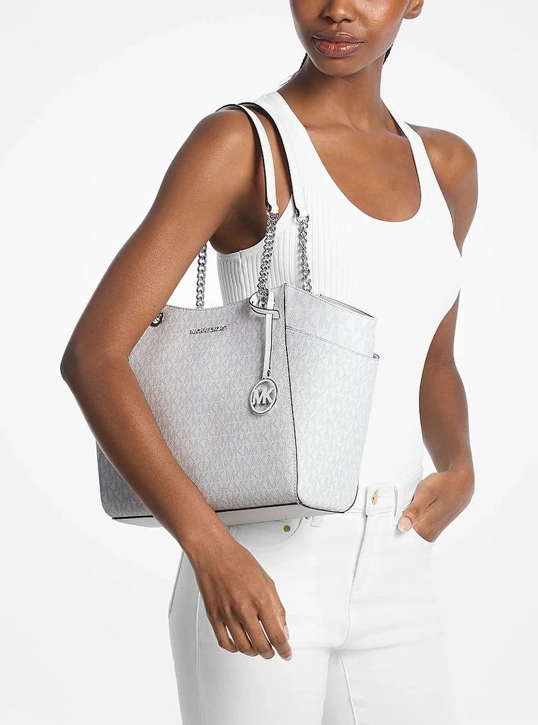Michael Kors Jet Set Large Signature Logo Shoulder Bag 4