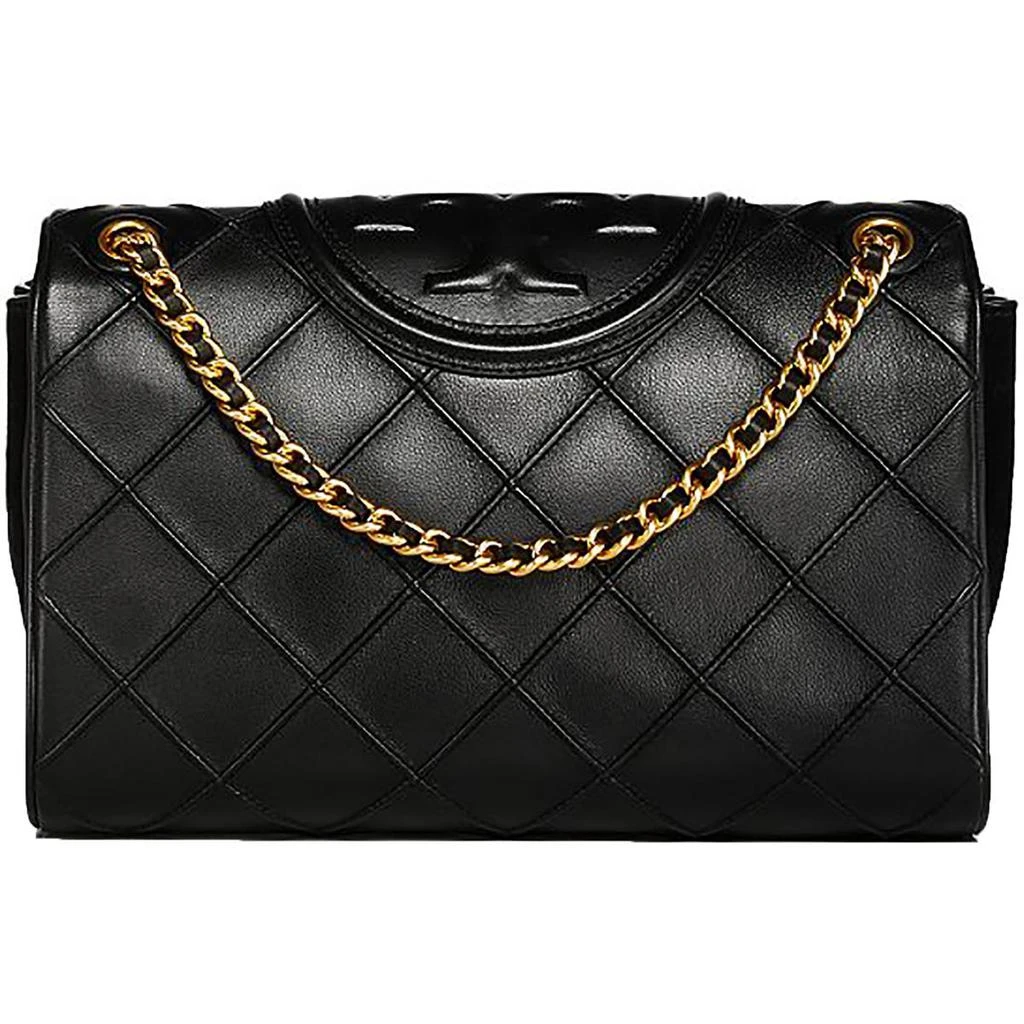 Tory Burch Fleming Womens Leather Convertible Shoulder Handbag 2