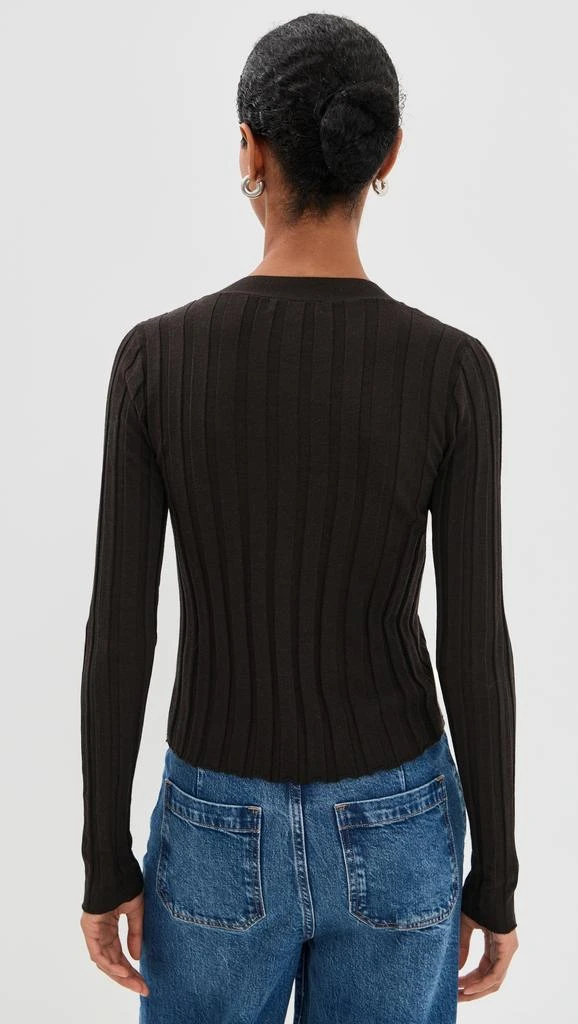 Madewell Ribbed V Neck Cardigan 2