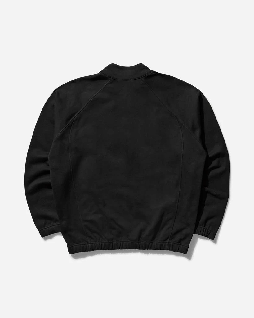 ROA Men's Heavy Half Zip Sweatshirt Black 2
