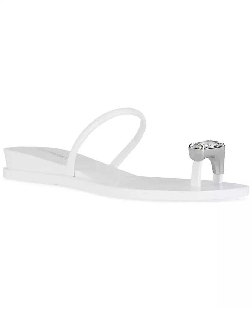 Jeffrey Campbell Balia Gemstome Embellished Flat Jelly Sandals 1