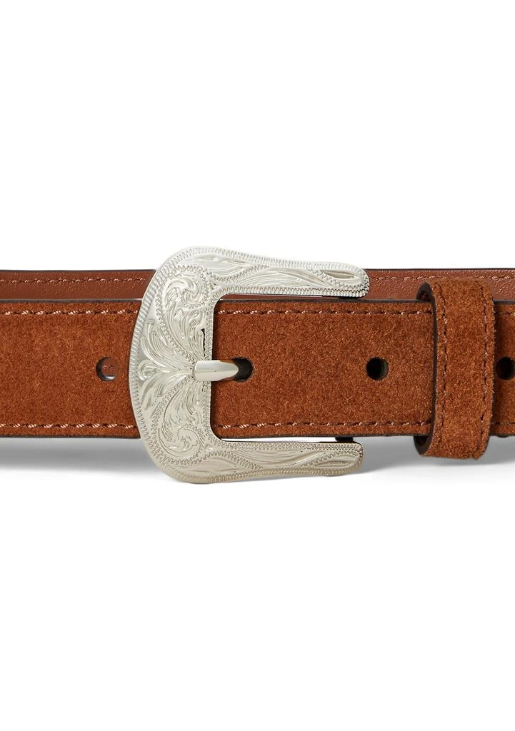 Ralph Lauren Tooled-Buckle Leather Belt 2