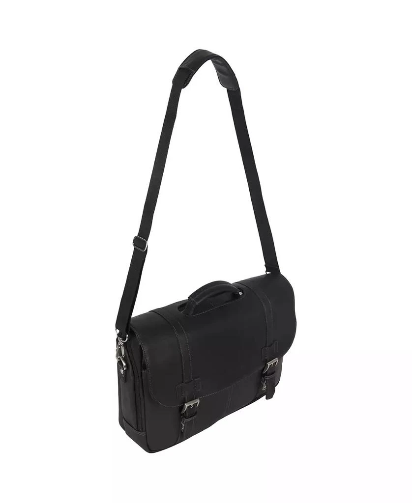 Kenneth Cole Colombian Leather Flapover 15.6” Laptop Bag 5