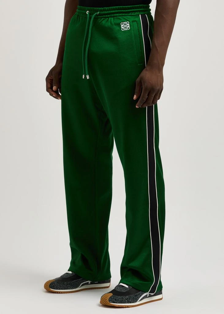 Loewe Anagram-embroidered satin-jersey track pants 2
