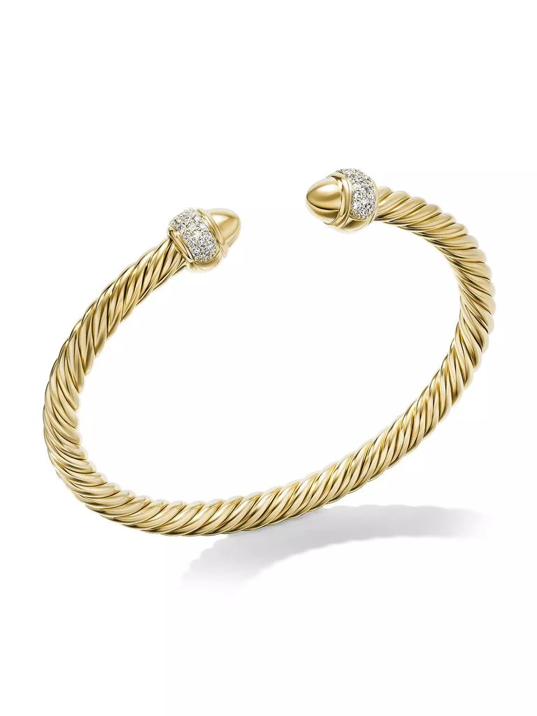 David Yurman Cable Bracelet In 18K Yellow Gold 2