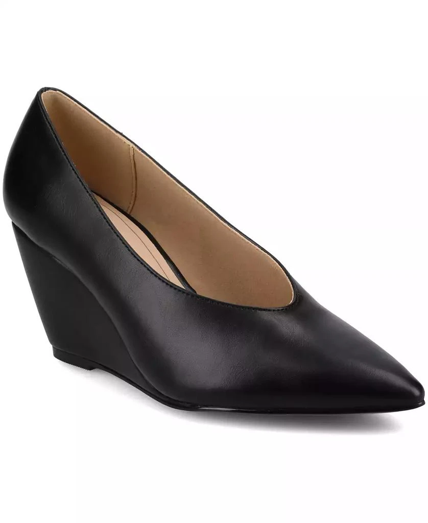 Journee Collection Women's Danika High Vamp Wedge Pumps 1