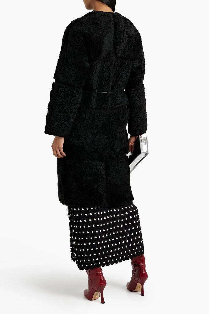 Zimmermann Knit-trimmed shearling coat 3