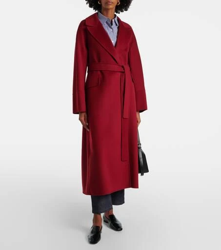 Max Mara Malika virgin wool wrap coat 7