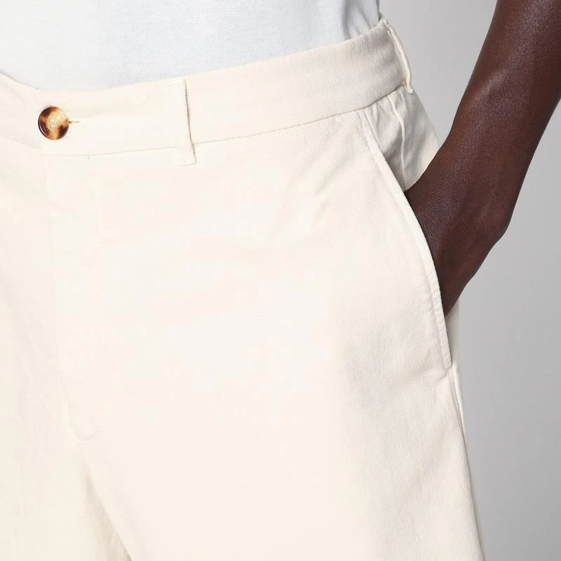Brunello Cucinelli Ivory cotton bermuda shorts 5
