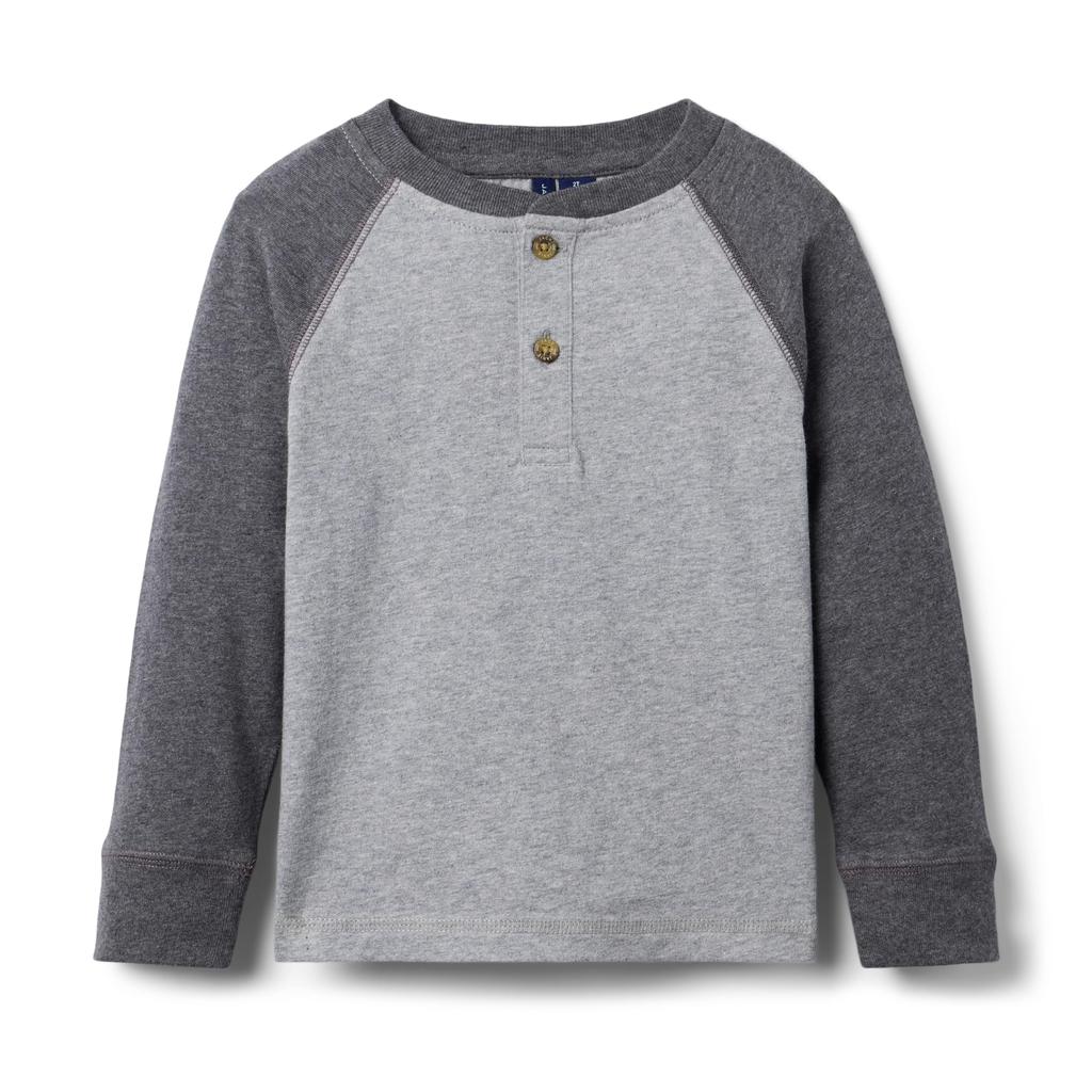 Janie and Jack Raglan Henley (Toddler/Little Kid/Big Kid)