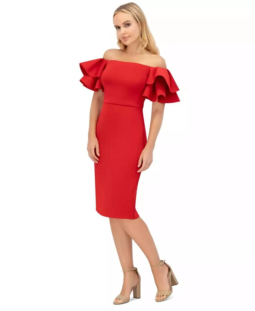 Eliza J Women's Ruffled Off-The-Shoulder Dress 3