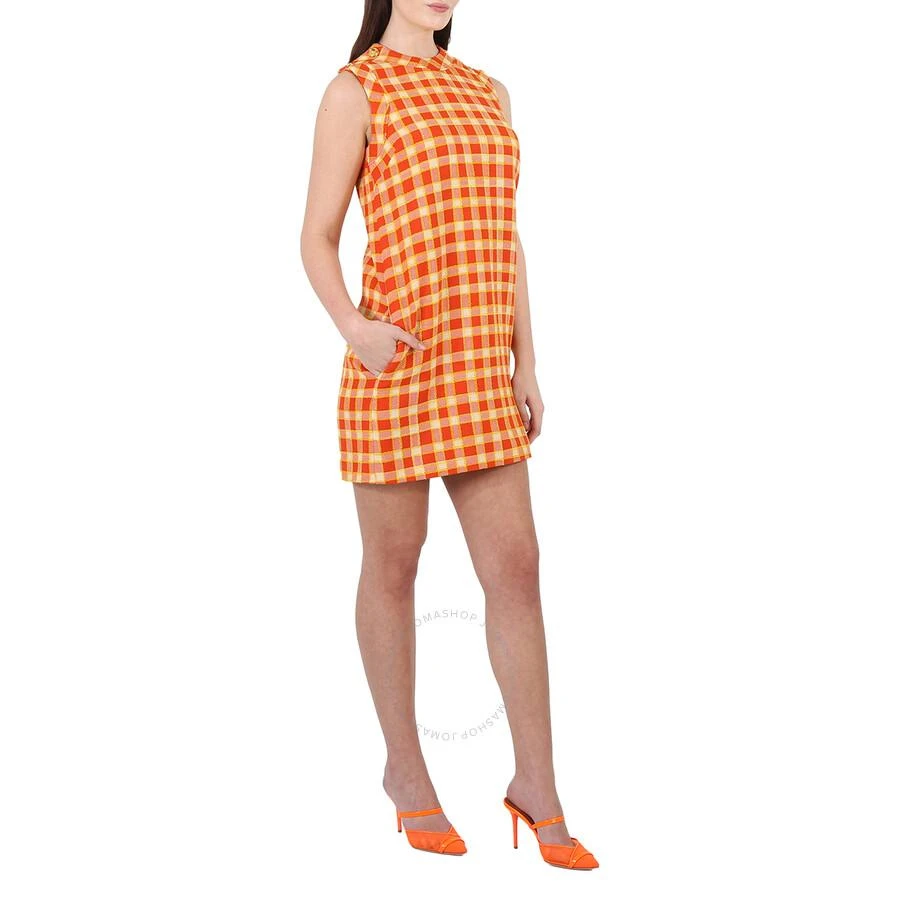 Gucci Checkered Tweed Shift Dress 2