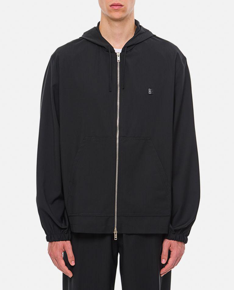 Givenchy Zipped Wool Hoodie