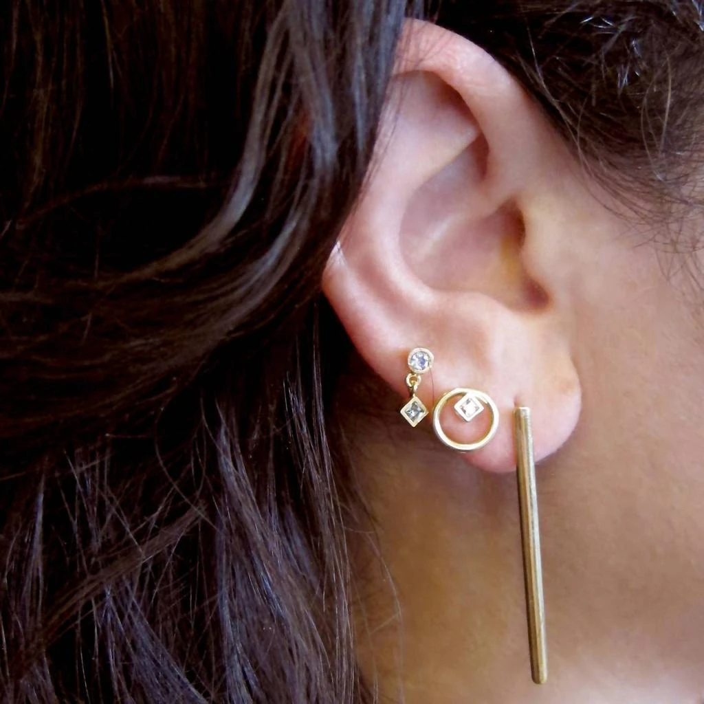 Jessica Elliot Women
s Aliya Earring In Vermeil 2