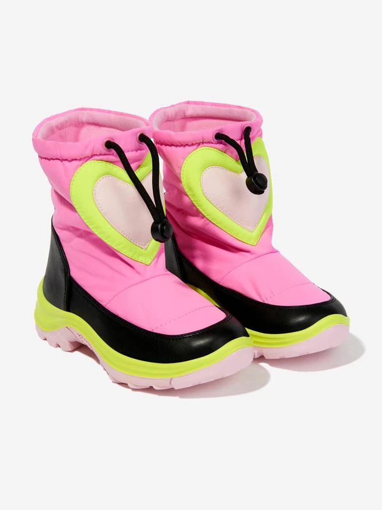 Stella McCartney Stella McCartney Girls Heart Snow Boots in Pink 2